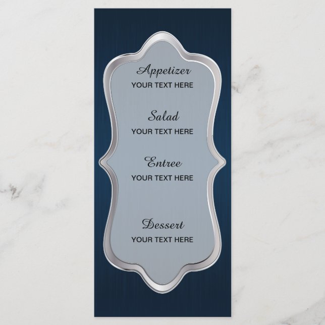 Menu Casamento Charming Star Struck (Frente)