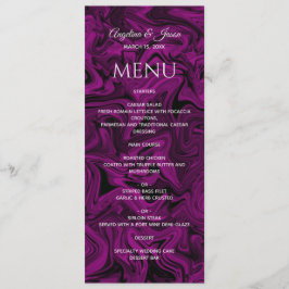 Menu Casamento Chic Purple