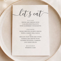 Casamento Clássico Moderno | Caligrafia Vamos Come