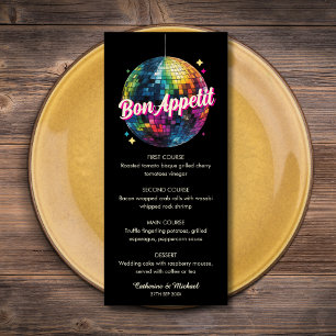 Menu Casamento com Gelado de Gelado de Espetáculo de Bo