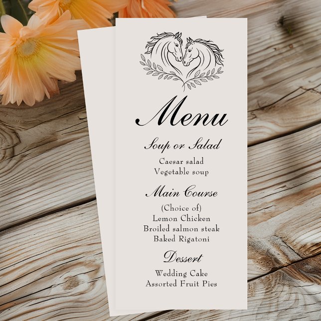 Menu Casamento com o País Elegante da Fazenda Russa dos (Criador carregado)