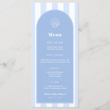 Casamento Costeiro Simples Azul e Branco de Concha