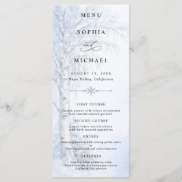 Menu Casamento da Bétula Congelada