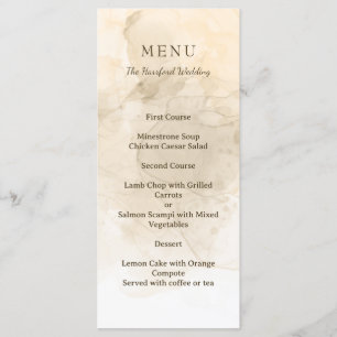Menu Casamento de Bespoke Marbled Villa