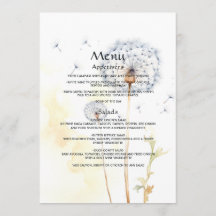 Casamento de Dandelion com Aquarela
