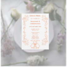Casamento de Design de Corda de Peach Bells