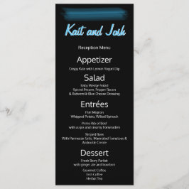 Menu Casamento de Estilo de Fab Elegante Minimalista