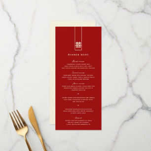 Menu Casamento de Felicidade Dupla Chinesa de Alto Retâ