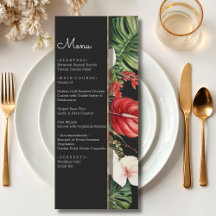 Casamento de flores tropicais e folhas de cor d'ág