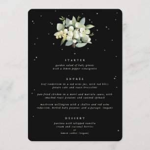 Menu Casamento de framboesa preta + Eucalyptus 3
