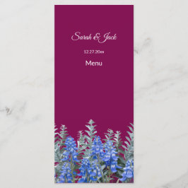 Menu Casamento de Inverno em Borgonha com Bluebonnet