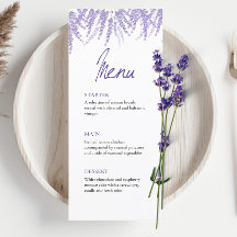 Casamento de Lavanda de Aquarela de Caligrafia Ele