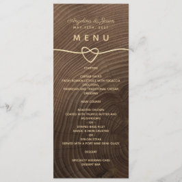 Menu Casamento de Madeira