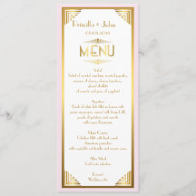 Casamento de Menu,reunião de menu,Gatsby de excele