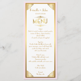 Menu Casamento de Menu,reunião de menu,Gatsby de excele