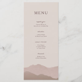 Menu Casamento de Montanha