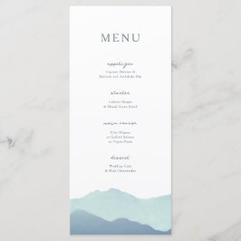 Menu Casamento de Montanha