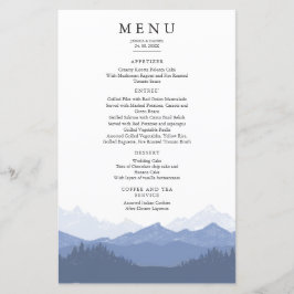 Menu Casamento de Montanha Azul-Cria