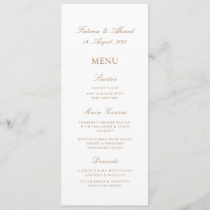 Menu Casamento de Nikah, Dourado muçulmano islâmico