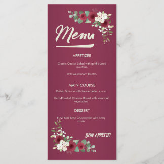 Menu Casamento de Outono e Inverno com Jantar no Jardim