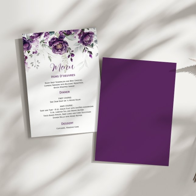 Menu Casamento de Peões de Roxo (Criador carregado)