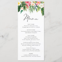 Casamento de Verão de Garland Tropical de Watercol