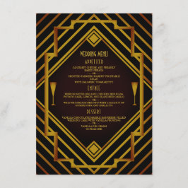 Menu Casamento do Dourado 2020 de Gatsby