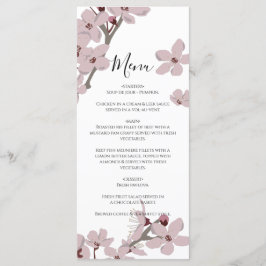Menu Casamento do Floral Floral de Cereja