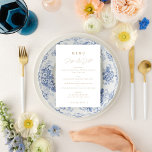 Menu Casamento Dourado de Script Minimalista Elegante<br><div class="desc">Completamente personalizável,  este simples menu de casamento na moda apresenta fontes elegantes. Parte de uma coleção.</div>