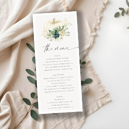 Menu Casamento Dourado Suculente de Abóbora Suculente A