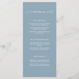 Menu Casamento Elegante e Moderno