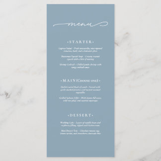 Menu Casamento Elegante e Moderno