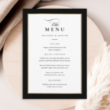 Casamento Elegante Preto e Dourado
