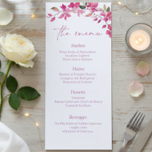Casamento em Aquarela Floral Rosa Elegante