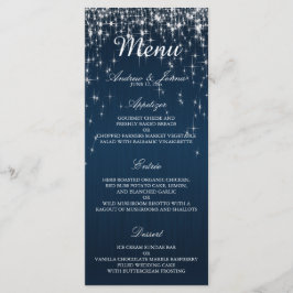 Menu Casamento Encantador Sideral - Cardápio