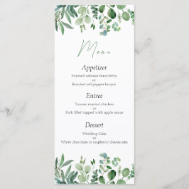 Menu Casamento Eucalyptus