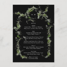 Casamento Eucalyptus Wreath, Monograma Preto Premi