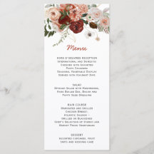 Casamento Floral em Aquarela Boho de Outono