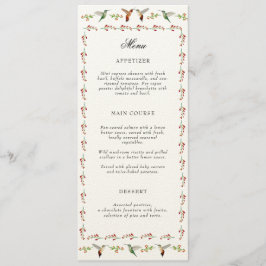Menu Casamento Hummingbird