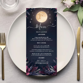Menu Casamento Lua do Jardim da Meia-Noite