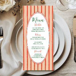 Menu Casamento Manuscrito Manuscrito Quirky