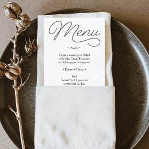 Menu Casamento - Menu Chá de panela - Amado
