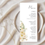 Menu Casamento Minimalista de Ivory Bliss<br><div class="desc">Feita para você!</div>