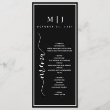 Casamento Minimalista Negro e Branco