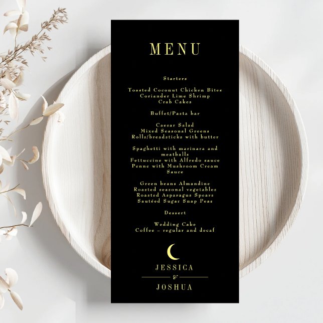 Menu Casamento Mínimo Celestial da Lua Negra (Criador carregado)