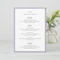 Casamento moderno com monograma lilás elegante