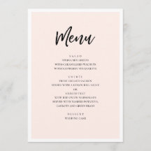 Casamento moderno rosa. Minimalista simples com to