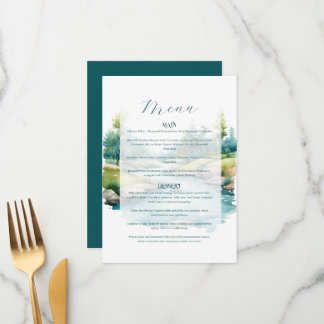 Menu Casamento na Montanha Nebulosa
