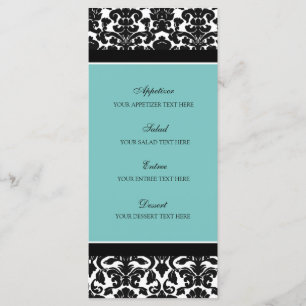 Menu Casamento Negro Negro Negro Damasco