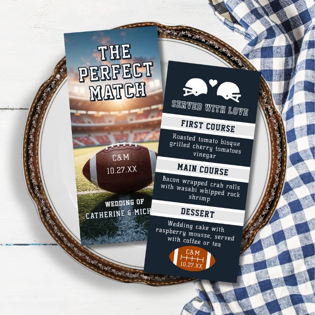 Menu Casamento no Dia dos Jogadores de Futebol (Criador carregado)